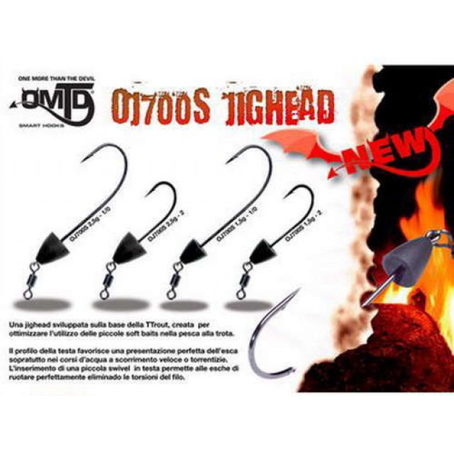 OMTD T TROUT JIGHEAD SWIVEL 