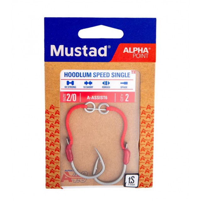 MUSTAD HOODLUM SPEED SINGLE ASSIST RIG 