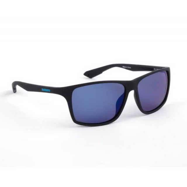 SHIMANO OCCHIALE TECNIUM MATTE BLACK E BLUE MIRROR 