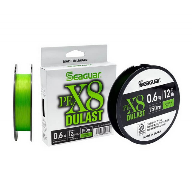 SEAGUAR PE X8 DULAST FLASH GREEN 150M. 