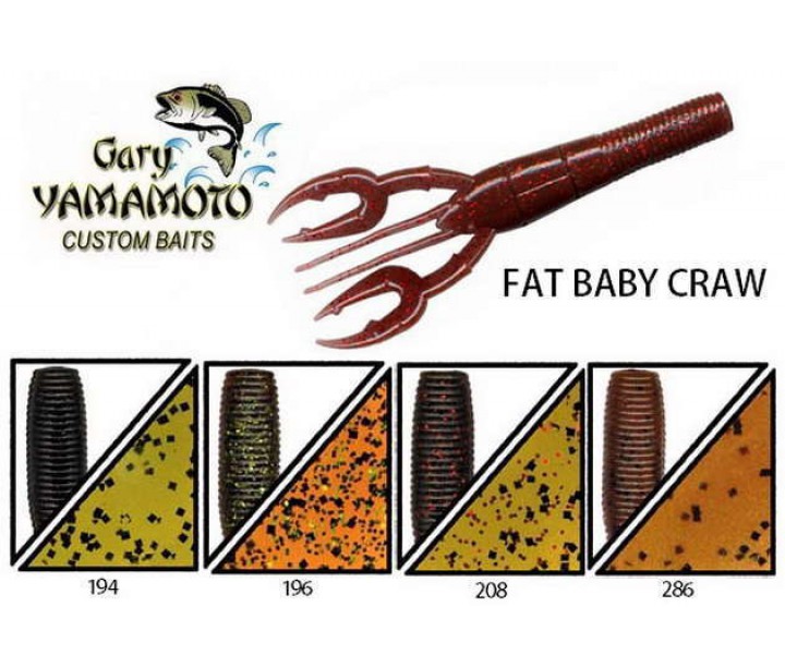 GARY YAMAMOTO FAT BABY CRAW | esche vermoni e siliconici | Tognini pesca