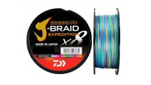 DAIWA J BRAID EXPEDITION X8 500M. MULTI COLOR 0.320mm.