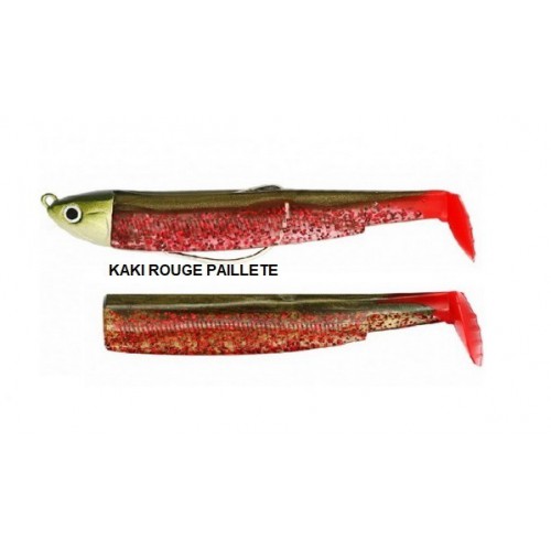 FIIISH BLACK MINNOW 120 COMBO SHALLOW 6G. KAKI ROUGE PAILLETE
