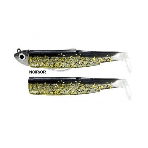 FIIISH BLACK MINNOW 120 COMBO SHORE 12G. NOIR/OR (1319)