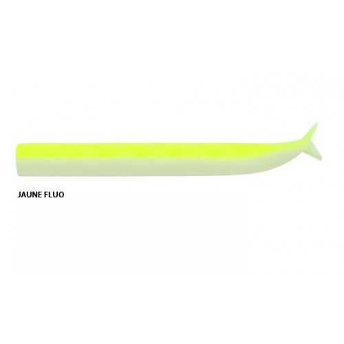 FIIISH CRAZY SAND EEL 100 BODY JAUNE FLUO (CSE239)