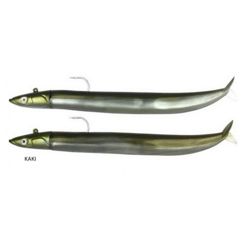 FIIISH CRAZY SAND EEL 150 DOUBLE COMBO OFF SHORE KAKI (CSE802)