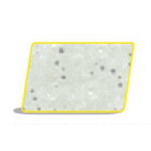 HERAKLES GRUBY R 4'' WHITE SILVER FLK