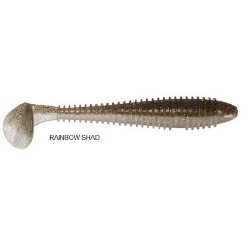 KEITECH SWING IMPACT FAT 3.8'' RAINBOW SHAD 