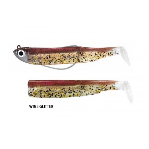 FIIISH BLACK MINNOW 90 COMBO SHORE 5G. WINE GLITTER  (BM1304)