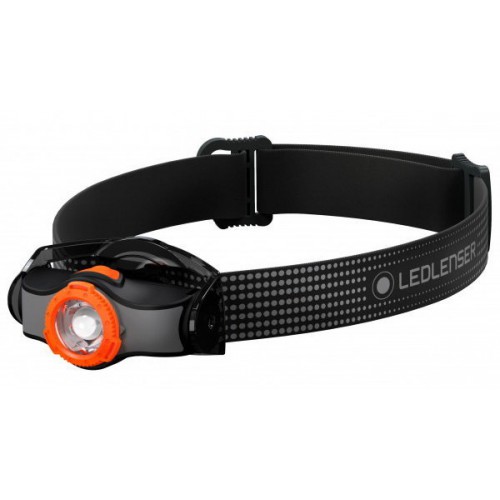 LED LENSER MH3 BLACK ORANGE