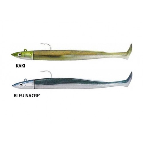 FIIISH CRAZY PADDLE TAIL 150 DOUBLE COMBO OFF SHORE KAKI+BLEU NACRE 20g. (CPT1226)