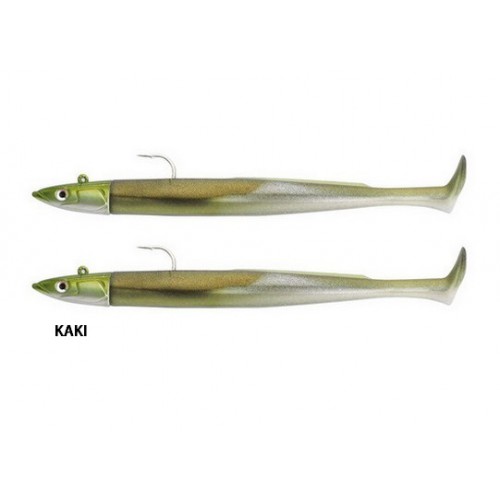 FIIISH CRAZY PADDLE TAIL 150 DOUBLE COMBO OFF SHORE KAKI 20g. (CPT1447)
