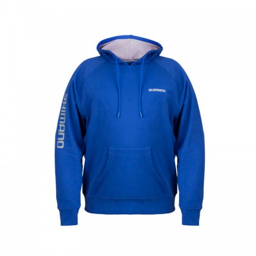 SHIMANO PULL OVER HOODIE BLUE M