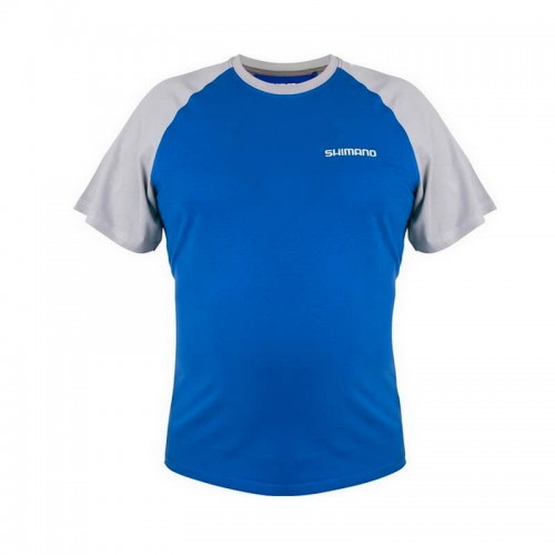 SHIMANO SHORT SLEEVE T-SHIRT BLUE XXL