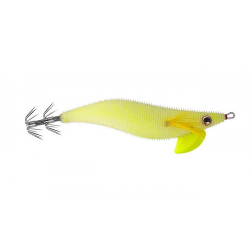 JATSUI RUSH EGI RUBBER GLOW 2.5 COL. YELLOW