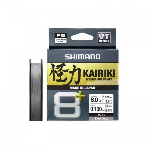 SHIMANO KAIRIKI 8+ 150mt. STEEL GRAY 0.100mm.