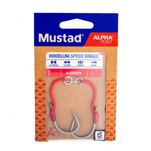 MUSTAD HOODLUM SPEED SINGLE ASSIST RIG 3/0