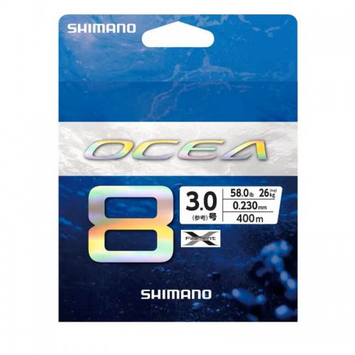 SHIMANO LINE OCEA BRAID 8 400M. 0.230mm.