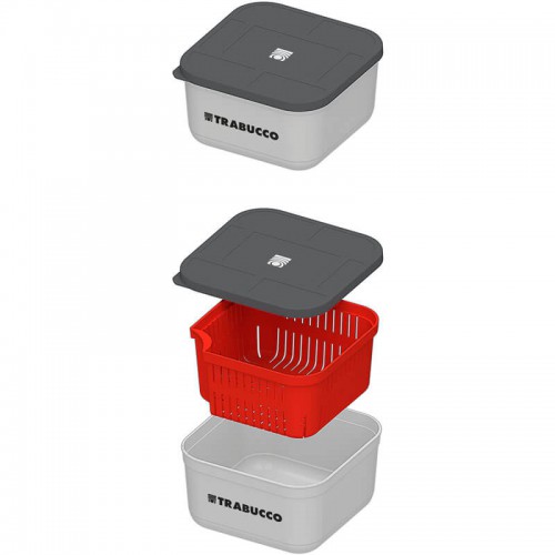 TRABUCCO BAITSAFE BOX 16 SEALED & STRAINER