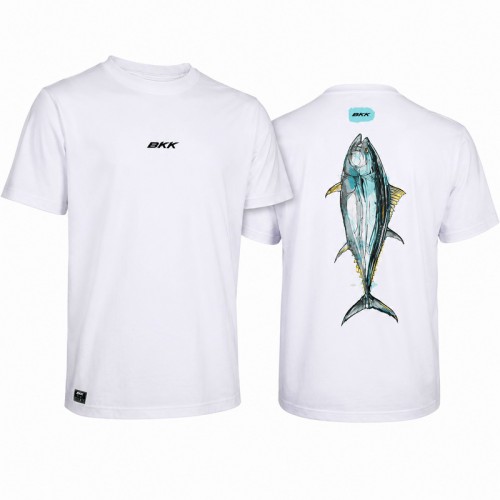 BKK SHORT SLEEVE CASUAL SHIRT TUNA WHITE L