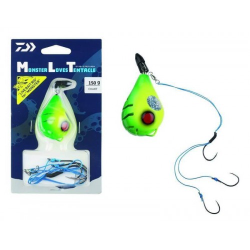 DAIWA MONSTER LOVES TENTACLE SET 150 G. CHART