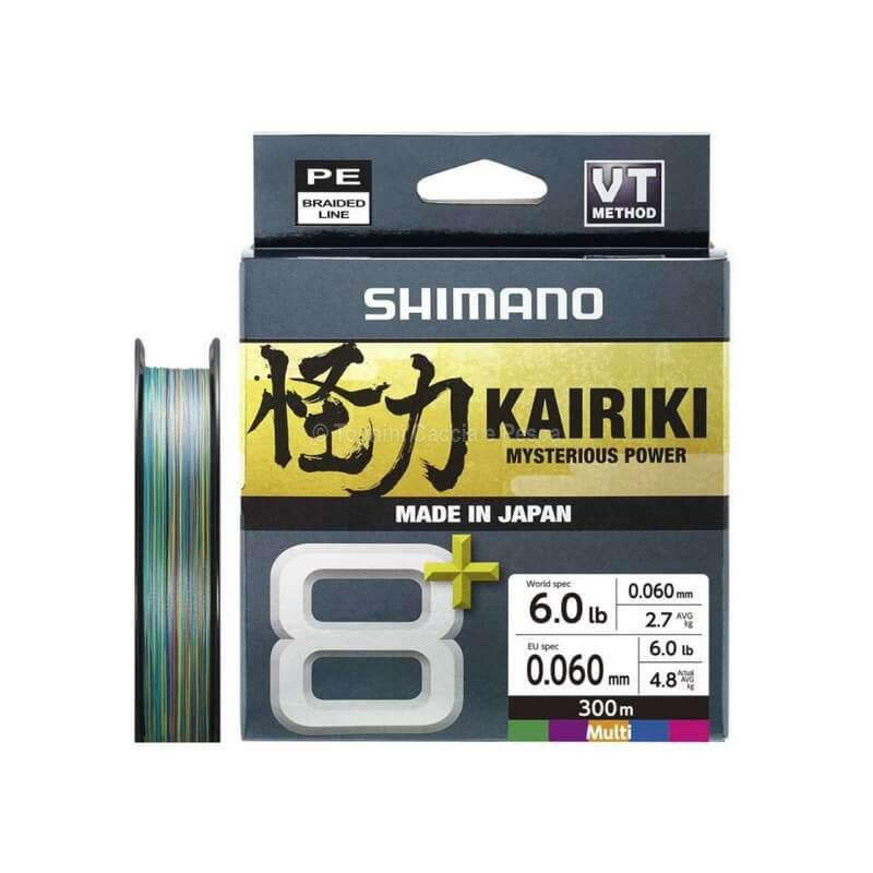 SHIMANO KAIRIKI 8+ 300mt. MULTI COLOR 0.060mm.