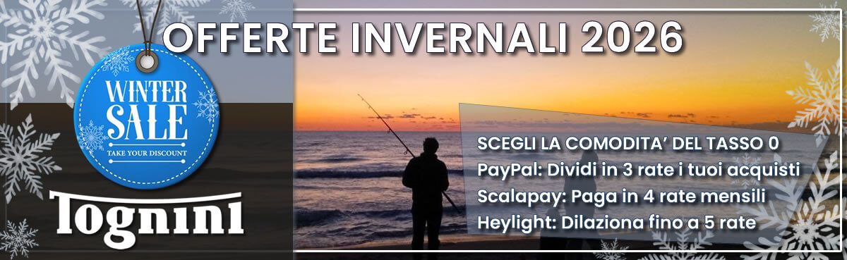 PROMOZIONI INVERNALI DI TOGNINI PESCA