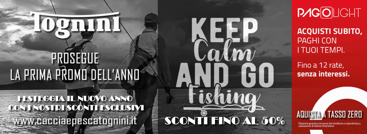 Tognini Pesca Keep Calm and Go Fishing PROMO