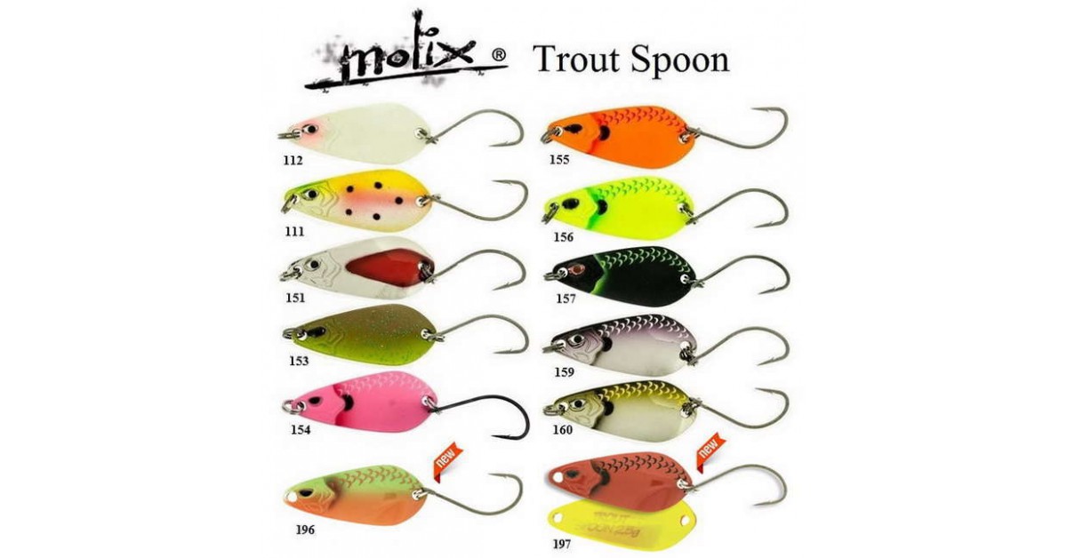 molix trout spoon 153 baits spinners and spoons