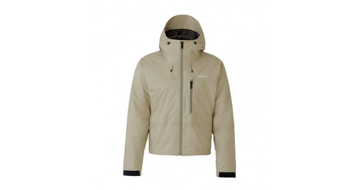 shimano durast warm short rain jacket beige s clothing jackets