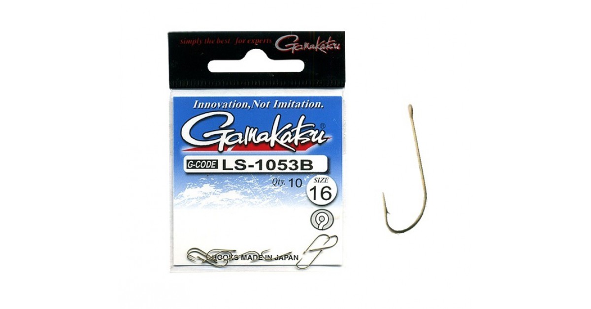Amo Pesca Acqua Dolce Luccio Ganci Da Pesca Gamakatsu LS-3423F - Orecchio Verticale, Vari Numeri (dal 1/0 Al 10), Per Predatori Ami Robusti Per Pesci Grossi - Foto 9