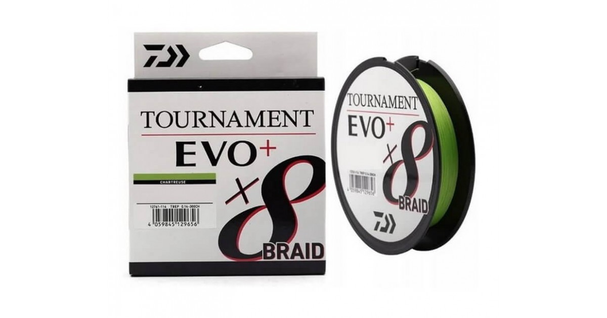 Daiwa Schnur Tournament X8 Braid Evo+ Dunkelgrün 270m Länge 270m 0,1