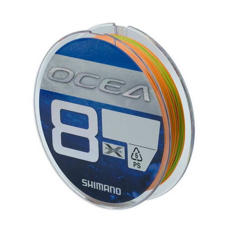 shimano line ocea braid 8 400m. - monofilaments and braided lines