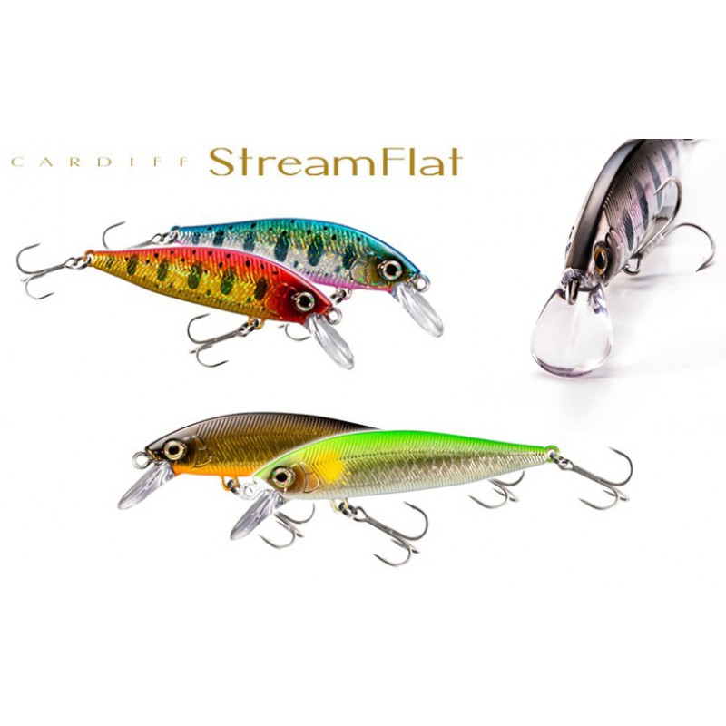 Leurre Shimano Cardiff Stream Flat 50HS – Coulant – 4.5g – 50mm – Couleur 011 – Neuf
