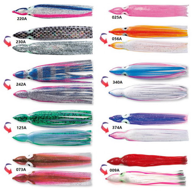 5pcs esche da pesca calamari luminosi calamari jig ami da pesca esche da pesca esche artificiali